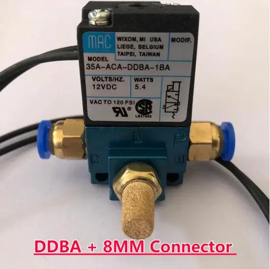 MAC 3 Port Electronic Boost Control Solenoid Valve 35A-ACA-DDBA-1BA 35A-ACA-DDFA-1BA 35A-ACA-DDAA-1BA With Brass