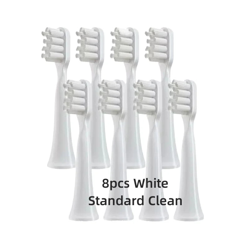 For XIAOMI MIJIA T100 Replacement Brush Heads Sonic Electric Toothbrush Vacuum DuPont Soft Bristle Suitable Nozzles