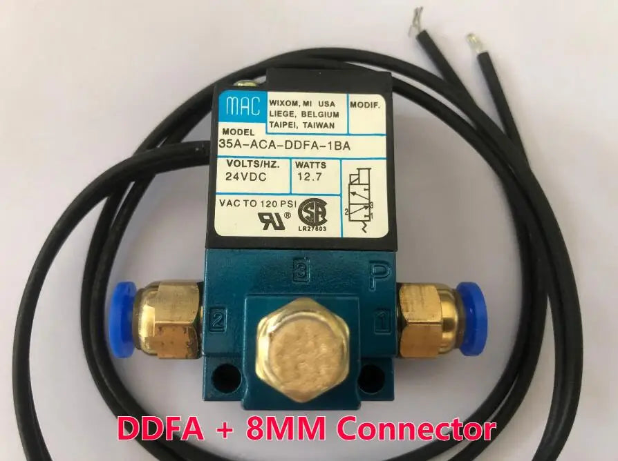 MAC 3 Port Electronic Boost Control Solenoid Valve 35A-ACA-DDBA-1BA 35A-ACA-DDFA-1BA 35A-ACA-DDAA-1BA With Brass