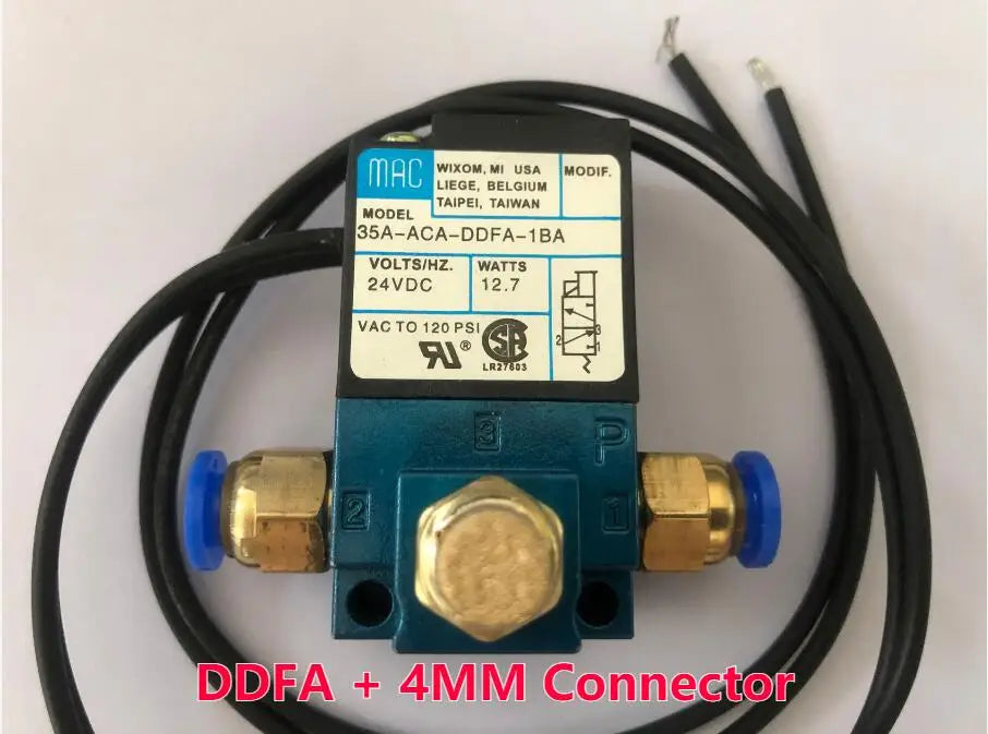 MAC 3 Port Electronic Boost Control Solenoid Valve 35A-ACA-DDBA-1BA 35A-ACA-DDFA-1BA 35A-ACA-DDAA-1BA With Brass
