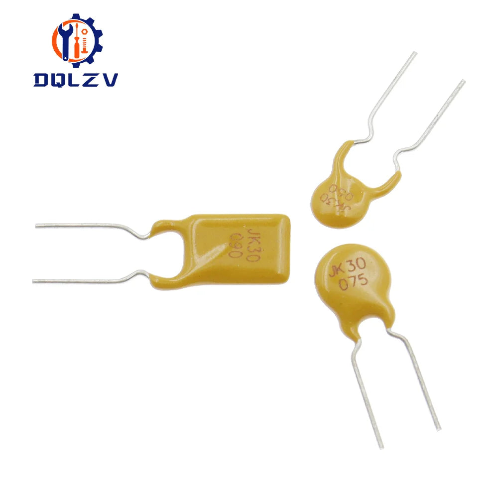 Resettable Fuse 30V PTC Polymer PPTC DIP JK30 0.5A 0.75A 0.9A 1.1A 1.35A 1.6A 1.85A 2A 2.5A 3A 4A 5A 6A 7A 8A 9A 10A JinKe