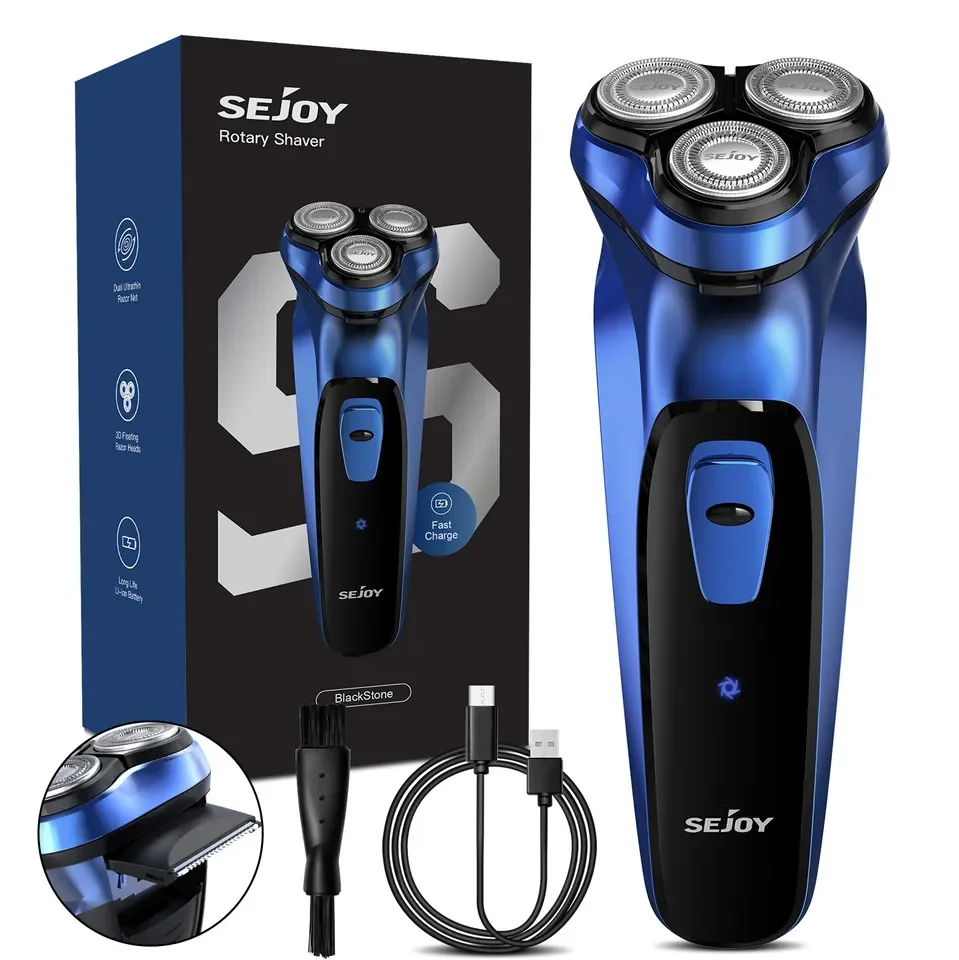 Sejoy Electric Razor for Men Rechargeable Electric Razor Shaving Machines  Mens Electric Shavers,