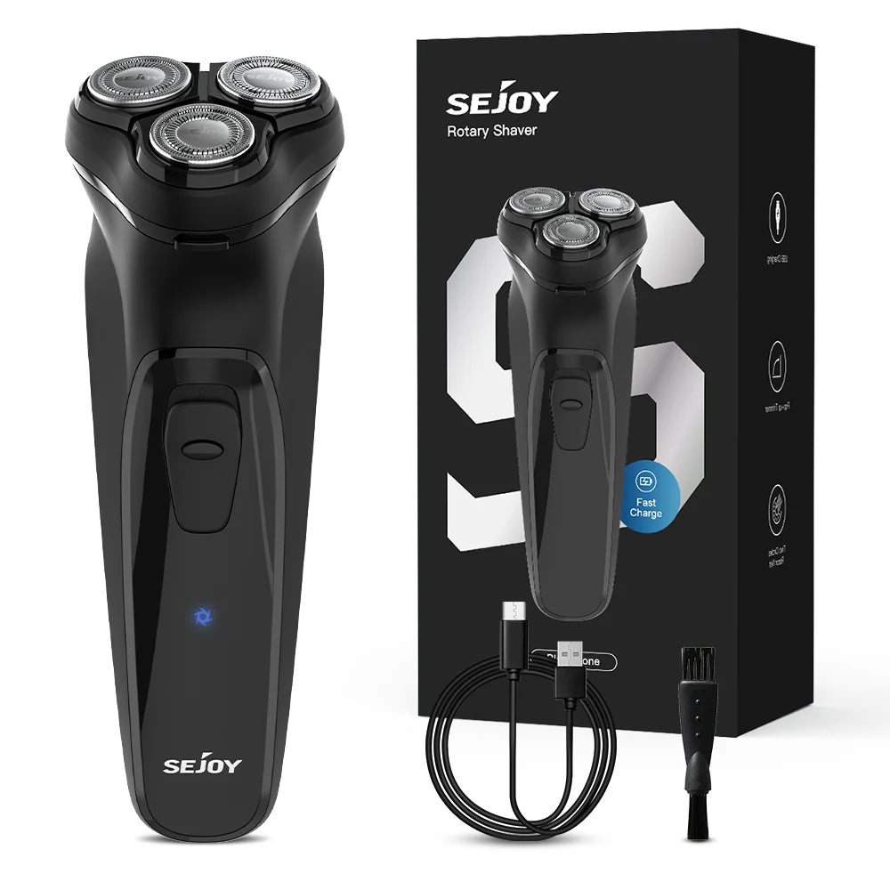 Sejoy Electric Razor for Men Rechargeable Electric Razor Shaving Machines  Mens Electric Shavers,