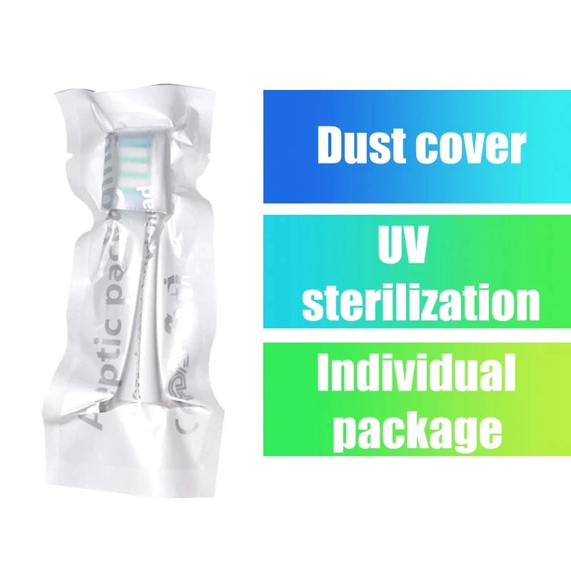 For XIAOMI MIJIA T100 Replacement Brush Heads Sonic Electric Toothbrush Vacuum DuPont Soft Bristle Suitable Nozzles