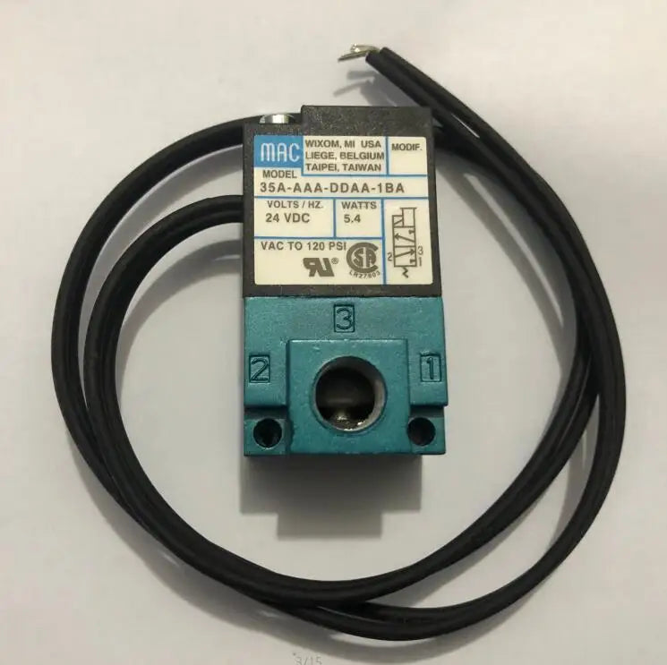 MAC 3 Port Electronic Boost Control Solenoid Valve 35A-ACA-DDBA-1BA 35A-ACA-DDFA-1BA 35A-ACA-DDAA-1BA With Brass