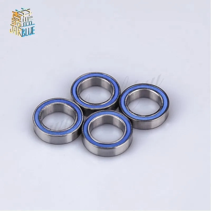 10PCS 10X15X4 6700 2RS ABEC3 10X15X4mm Blue Rubber Seals bearing Model bearing  By JARBLUE