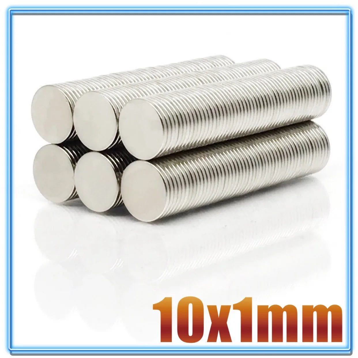 20/50/100/200/500 Pcs 10x1 Neodymium Magnet 10mm x 1mm N35 NdFeB Round Super Powerful Strong Permanent Magnetic imanes Disc 10*1