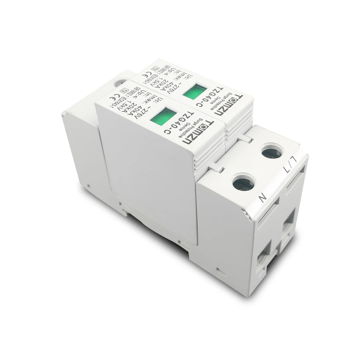 AC SPD 2P House Surge Protector protection Protective Low-voltage  Arrester Device