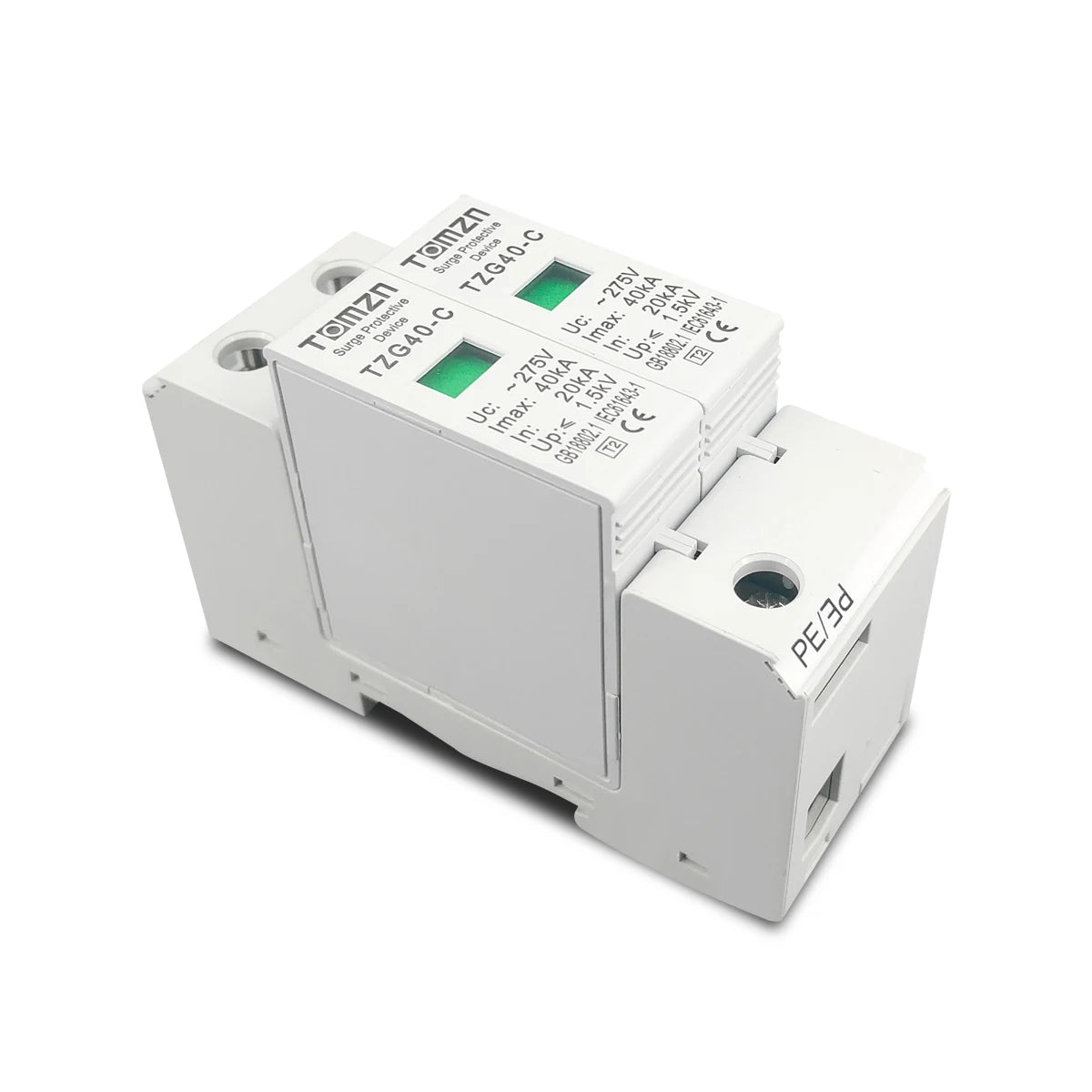 AC SPD 2P House Surge Protector protection Protective Low-voltage  Arrester Device