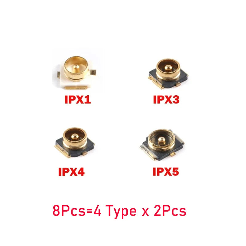10pcs IPX1/IPX3/IPX4/IPX5 UFL seat IPEX / IPX Connector U.FL-R-SMT RF Coaxial Contor SMD SMT solder PCB Antenna Socket Jack