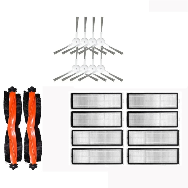 Compatible For Xiaomi Robot Vacuum X20+ / X20 Plus Replacement Parts Accessories Main Side Brush Hepa Filter Mop Cloth Dust Bag