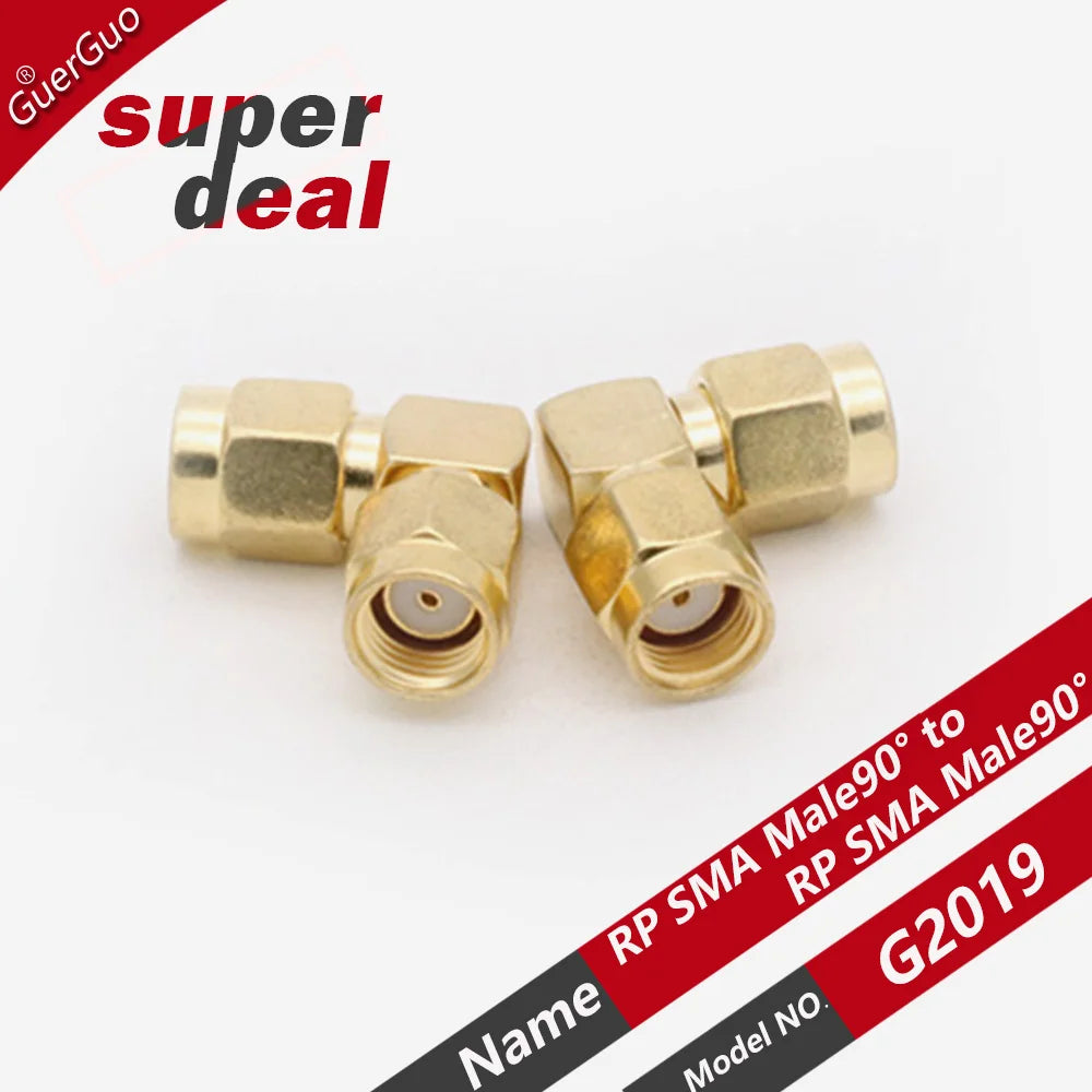 1PC SMA Adapter Assembly SMA Male Plug   to RP SMA Female Jack Straight Right Angle  RF Coaxial GPRS WIFI 3G 4G 5G Adapter Anten