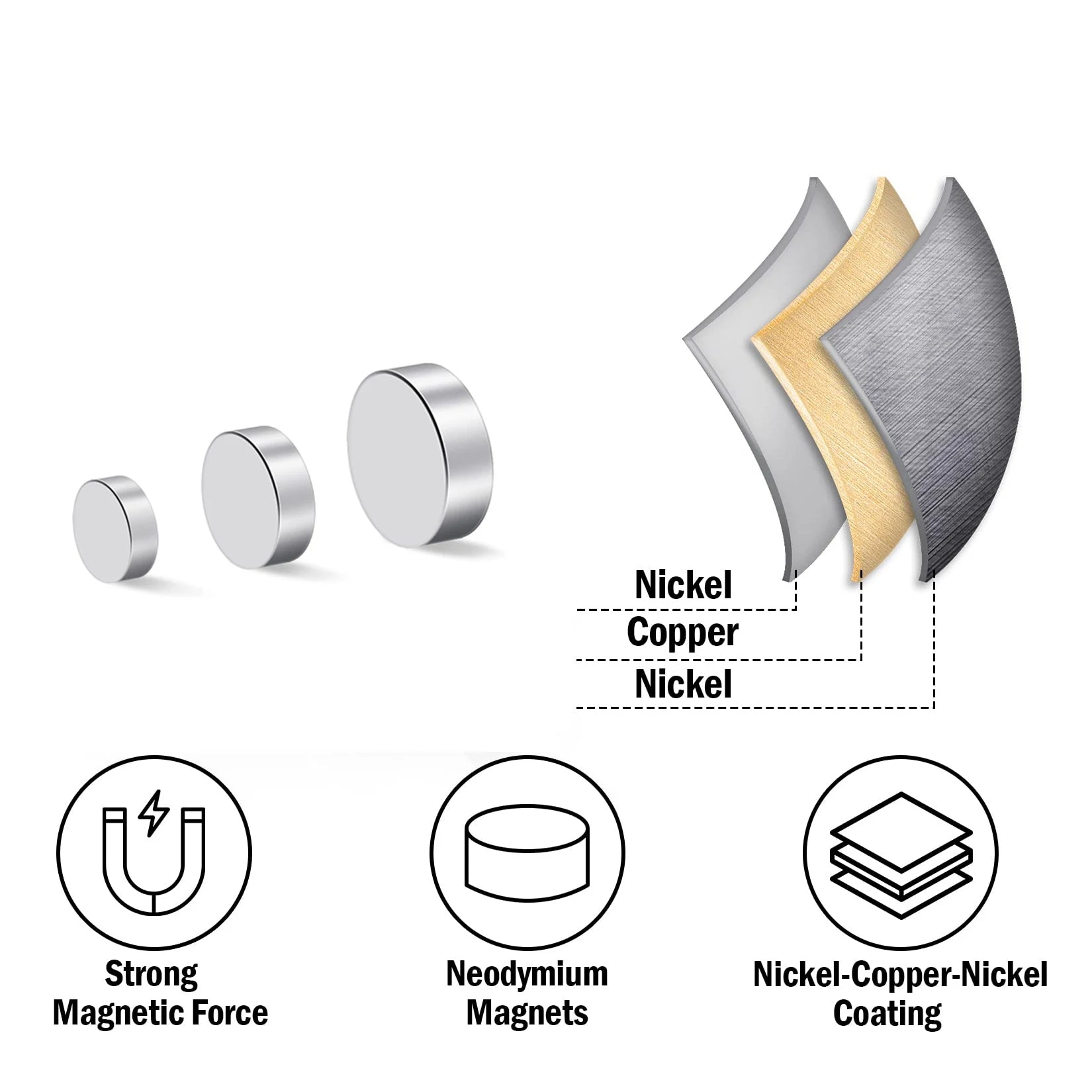 10/50/100 Pcs 6x3mm Neodymim Imans 6mm X 3mm N35 NdFeB Round Super Powerful Strong Permanent Imans Imanes Disc 6x3mm