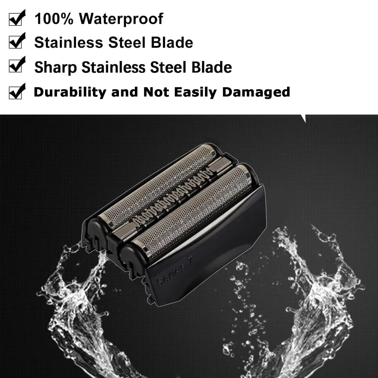 70B Replacement Head for Braun Series 7 electric shaver 720, 720s-3, 720s-4, 720s-5 720, 730,790cc-3, 790cc-4, 790cc-5, 795cc-3