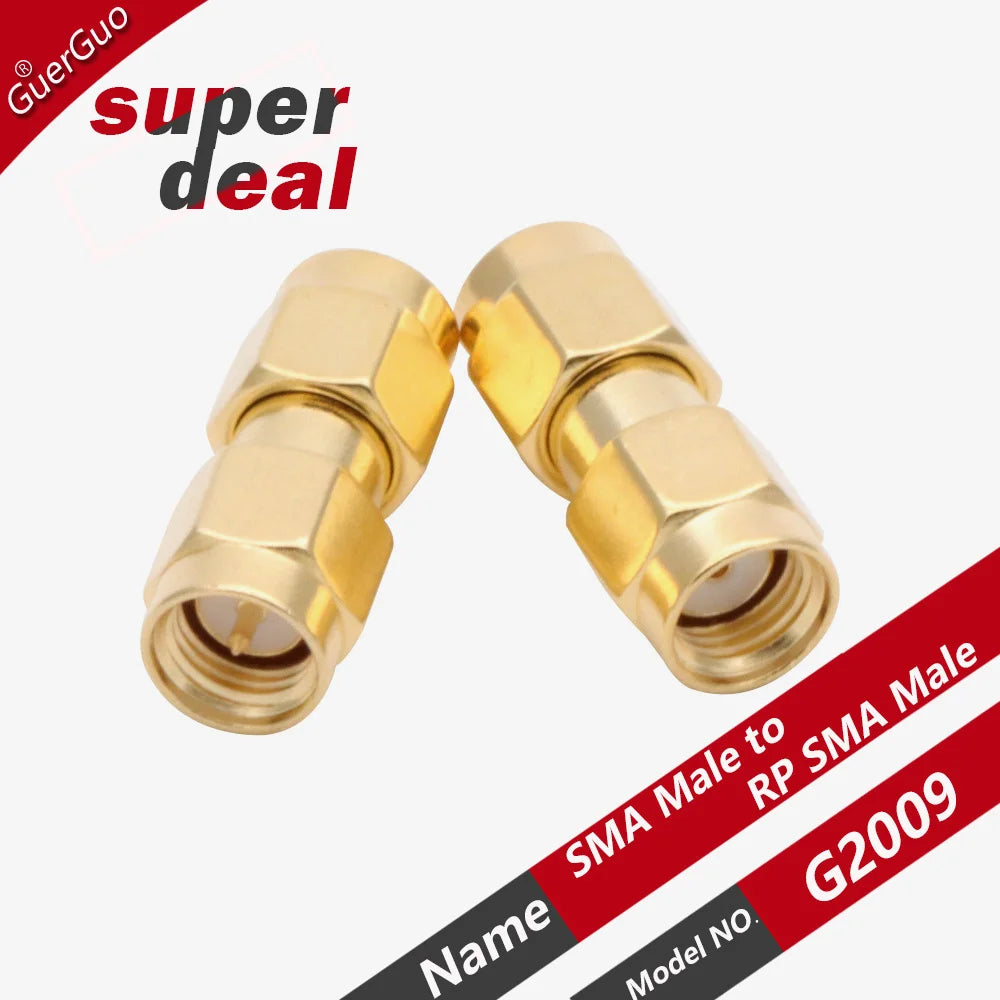 1PC SMA Adapter Assembly SMA Male Plug   to RP SMA Female Jack Straight Right Angle  RF Coaxial GPRS WIFI 3G 4G 5G Adapter Anten