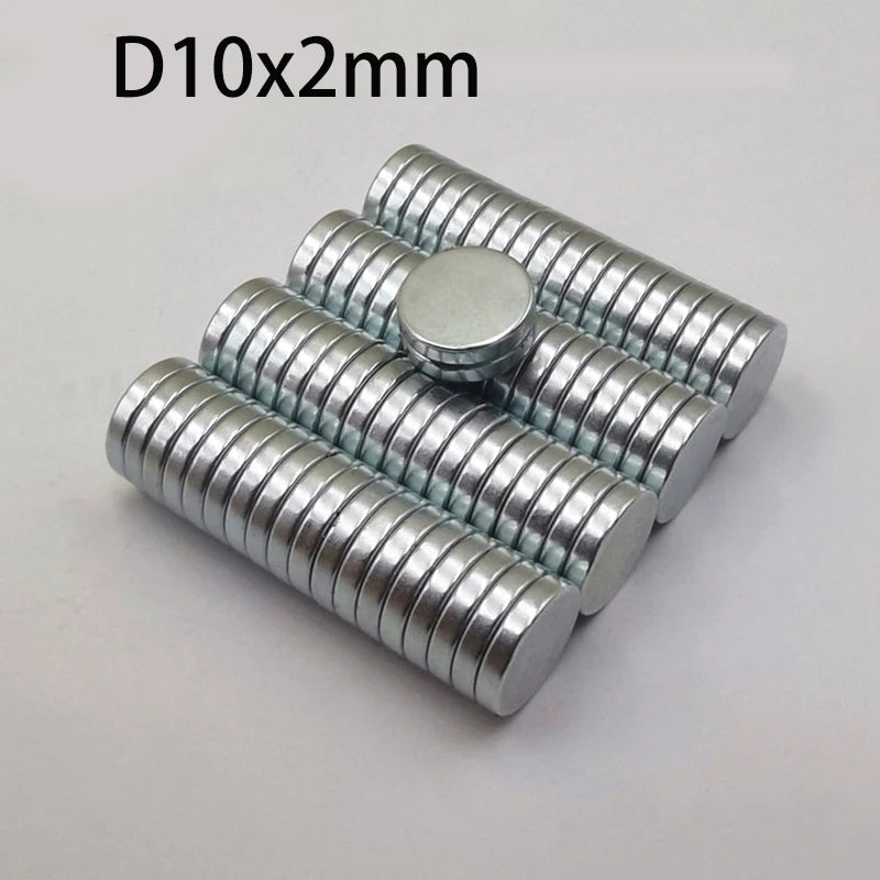 20/50pcs 10x2 Super Powerful Strong Bulk Round NdFeB Neodymium Disc Magnets Dia N35 Rare Earth magnet 10*2