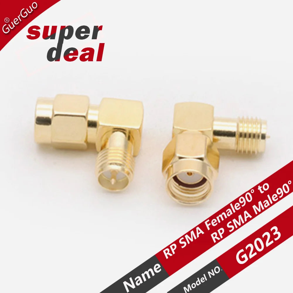 1PC SMA Adapter Assembly SMA Male Plug   to RP SMA Female Jack Straight Right Angle  RF Coaxial GPRS WIFI 3G 4G 5G Adapter Anten
