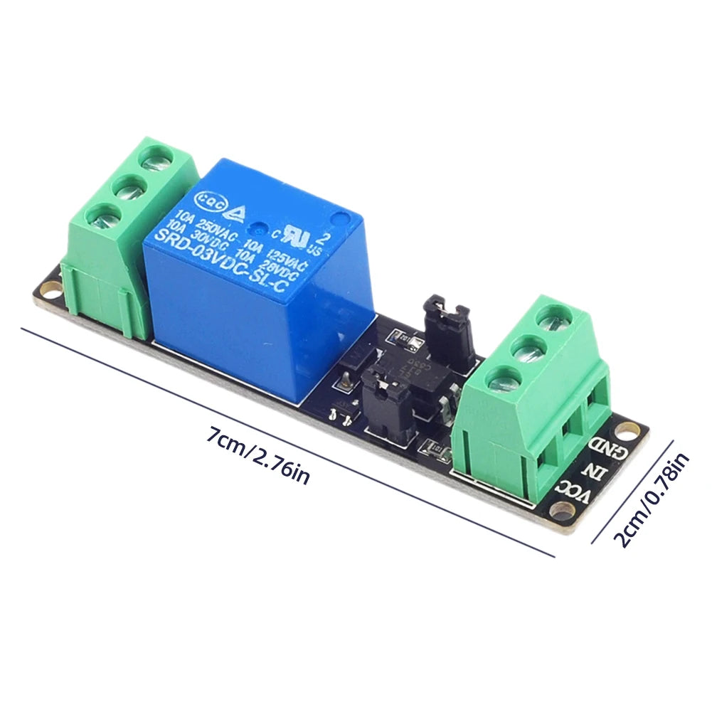 5-1PCS DC 3V/3.3V Isolated Drive Control Board Output Signal Indicator High Level Driver Module High Level Trigger Relay Module