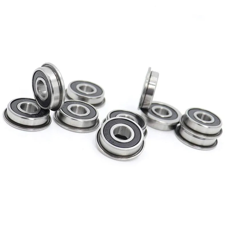 10Pcs F623 F686 F688 F689 F695 F696 F698 -2RS Bearing 5x13x4mm Flanged Miniature Deep Groove Ball Bearings for VORON 3D Printer