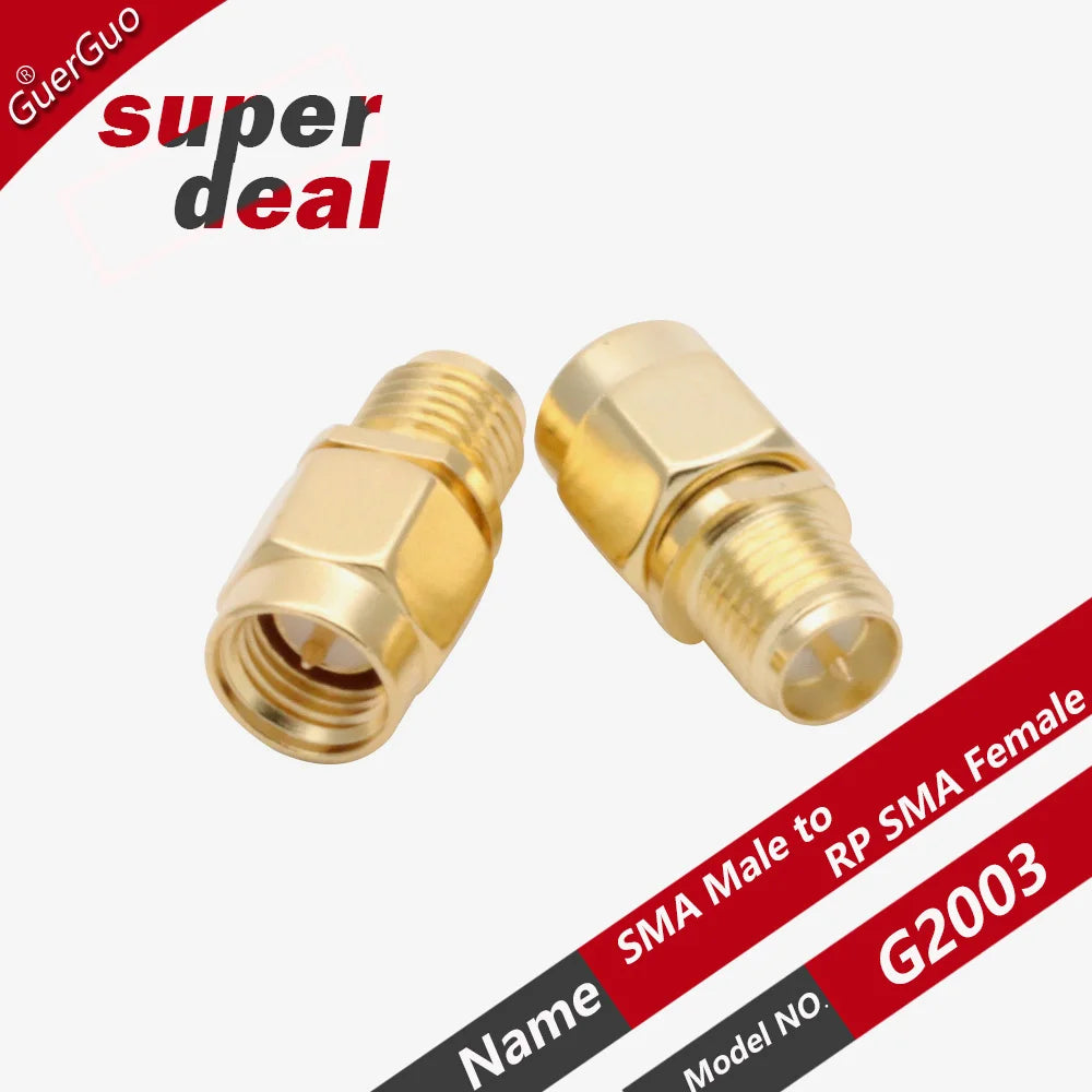 1PC SMA Adapter Assembly SMA Male Plug   to RP SMA Female Jack Straight Right Angle  RF Coaxial GPRS WIFI 3G 4G 5G Adapter Anten