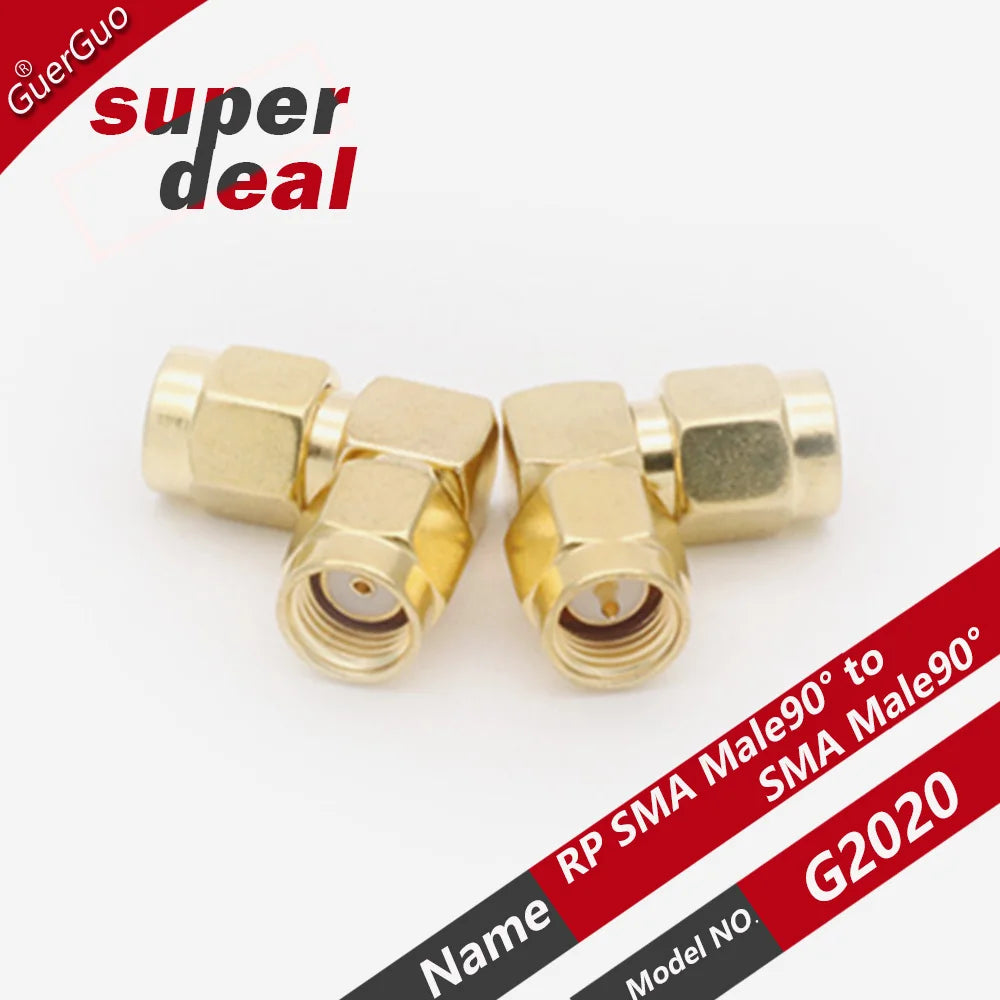 1PC SMA Adapter Assembly SMA Male Plug   to RP SMA Female Jack Straight Right Angle  RF Coaxial GPRS WIFI 3G 4G 5G Adapter Anten