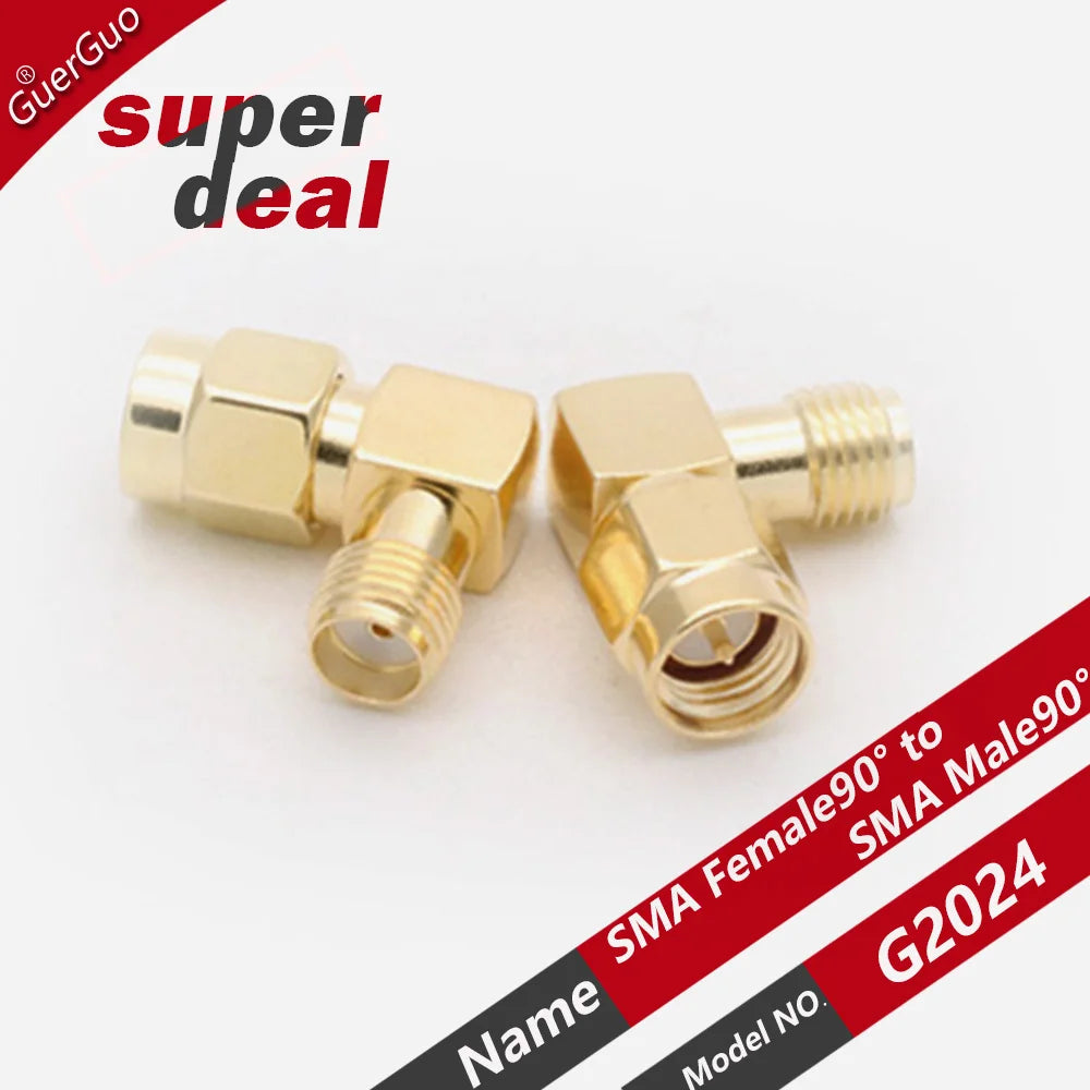 1PC SMA Adapter Assembly SMA Male Plug   to RP SMA Female Jack Straight Right Angle  RF Coaxial GPRS WIFI 3G 4G 5G Adapter Anten
