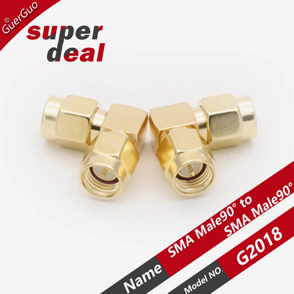 1PC SMA Adapter Assembly SMA Male Plug   to RP SMA Female Jack Straight Right Angle  RF Coaxial GPRS WIFI 3G 4G 5G Adapter Anten