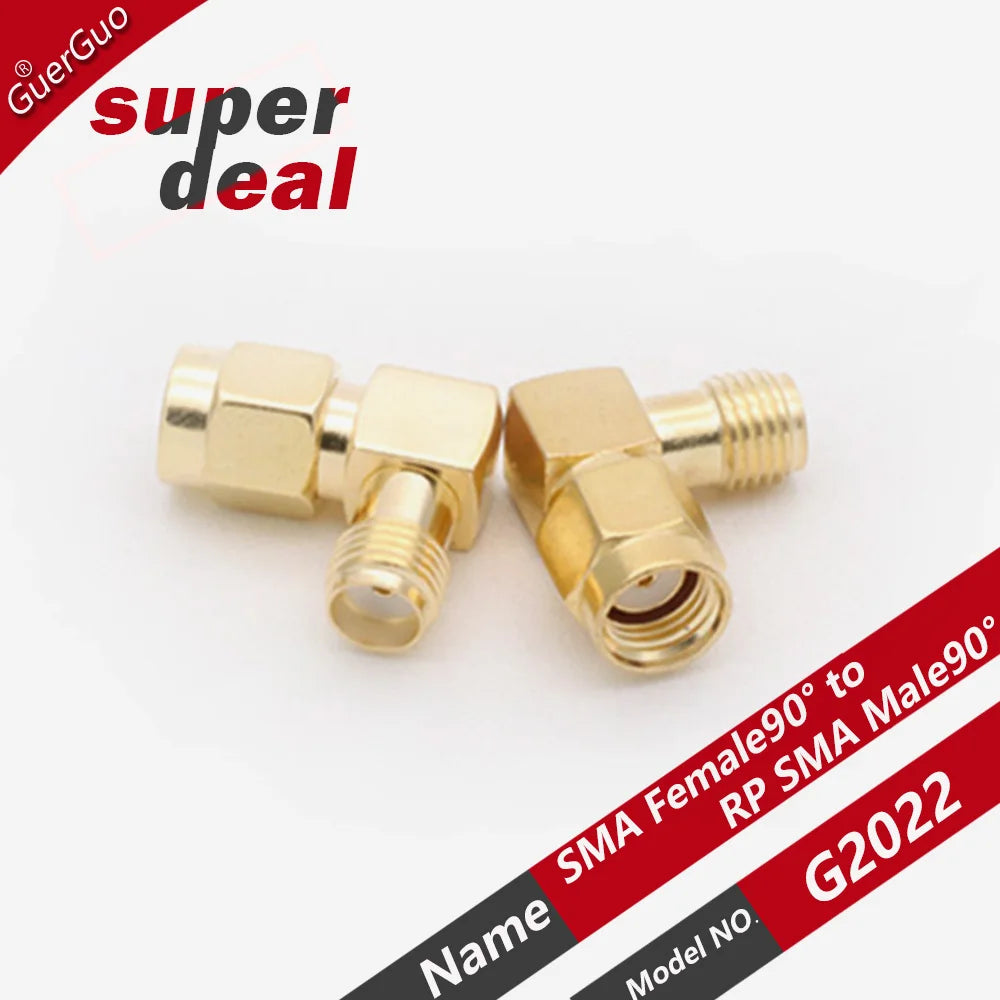 1PC SMA Adapter Assembly SMA Male Plug   to RP SMA Female Jack Straight Right Angle  RF Coaxial GPRS WIFI 3G 4G 5G Adapter Anten